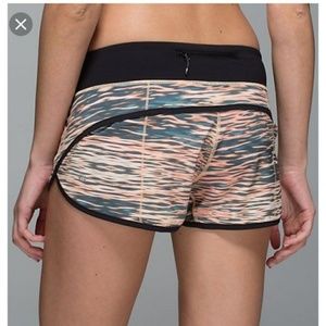 Lululemon Run Speed Shorts twss/blk 2 NWOT
